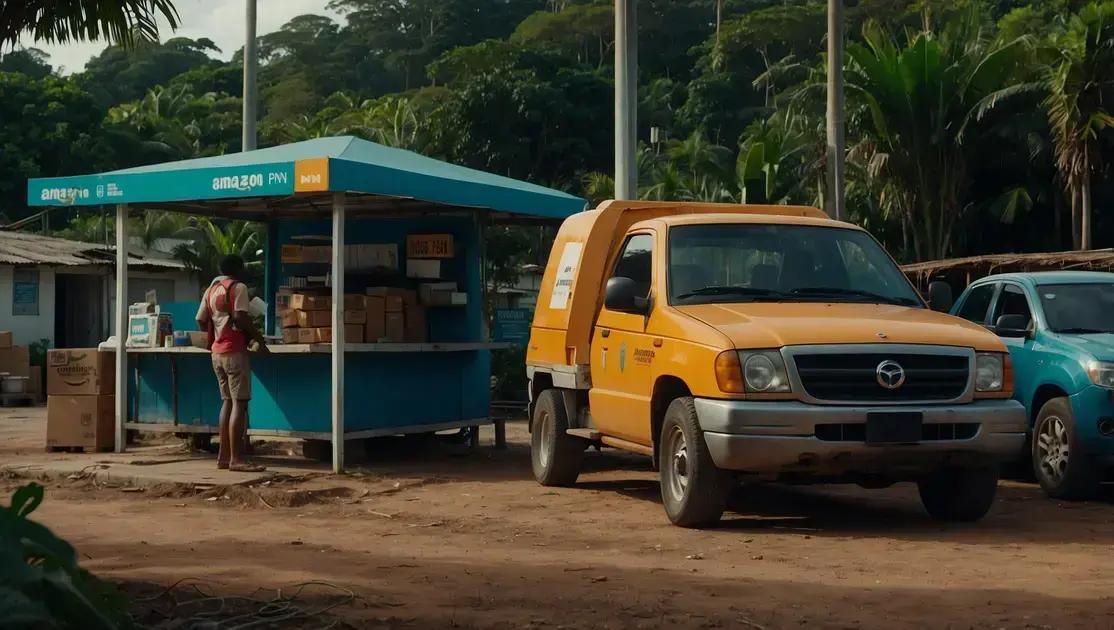 Amazon lança serviço de pontos de retirada para facilitar entregas no Brasil