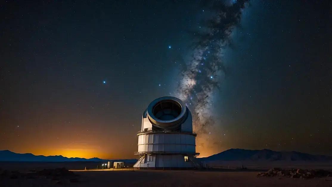 Novo telescópio no Chile promete revolucionar a astronomia com imagens do céu