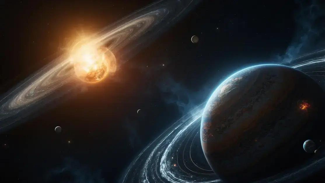 Astrônomos testemunham o nascimento de um novo sistema solar