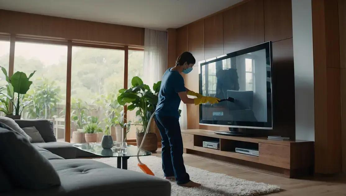 Descubra os 5 Sinais de que é Hora de Limpar Sua Televisão