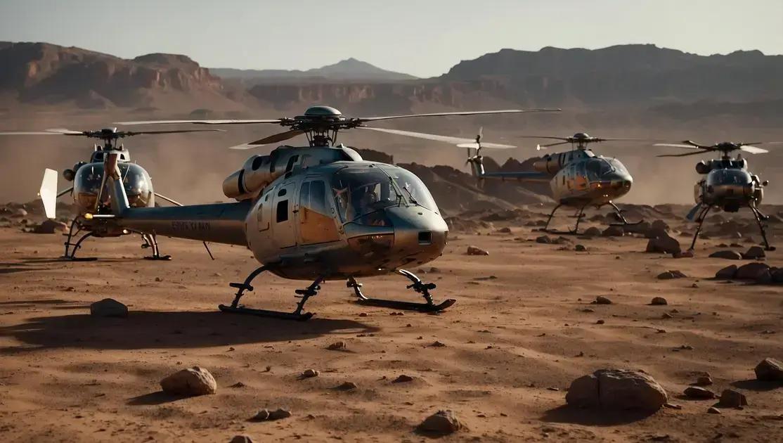 NASA planeja enviar seis helicópteros para Marte em missão inovadora