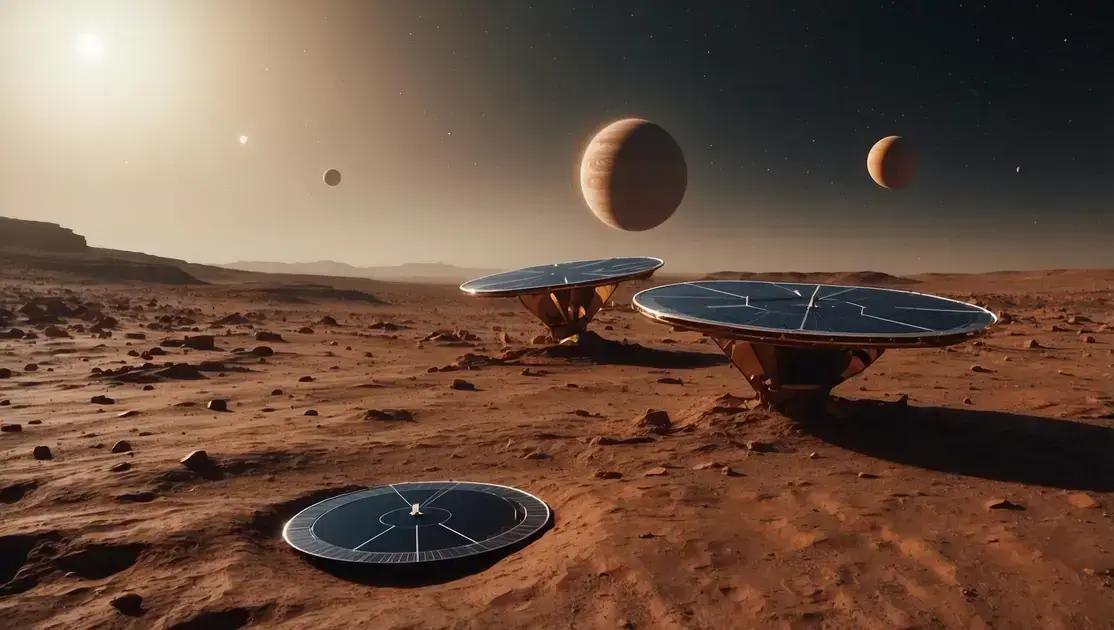 Discos solares voam em Marte com técnica inovadora de levitação