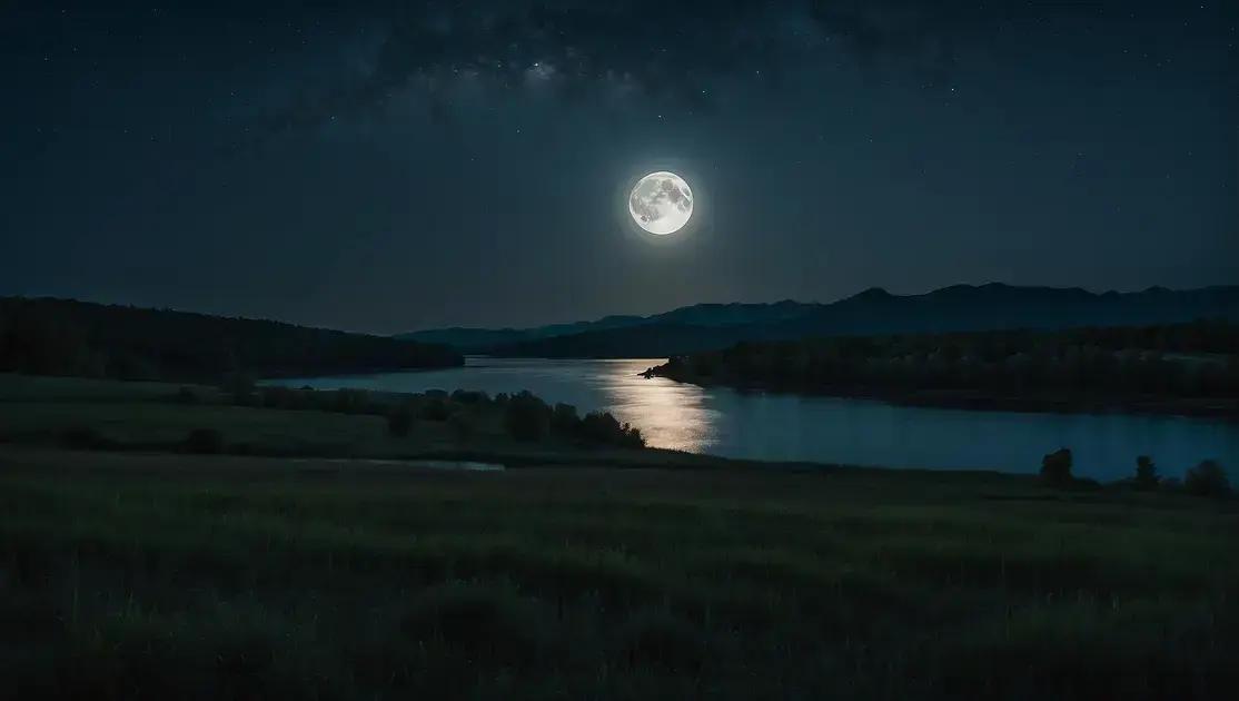 Lua do Esturjão ilumina os céus com imagens impressionantes