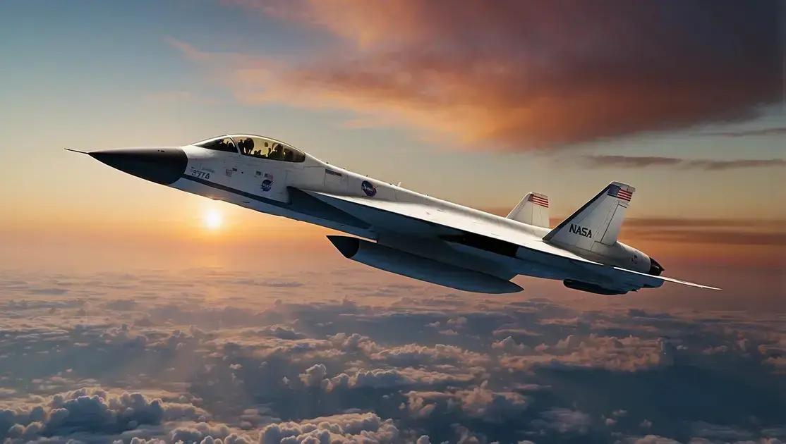 NASA apresenta o X-59: o futuro dos voos supersônicos em apenas 4 horas