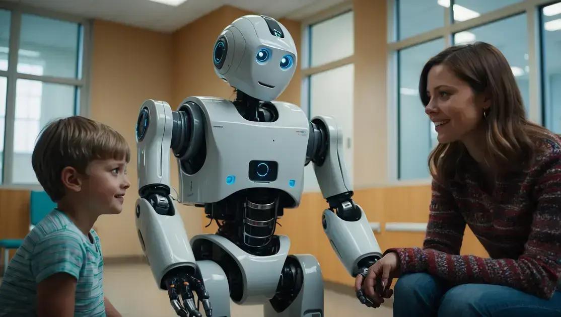 Robô terapêutico Robin: Alívio emocional em hospitais e lares de idosos